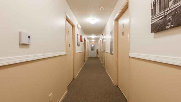 Webster City, Westside Villas - Westside Villas - First Floor Common Hallway