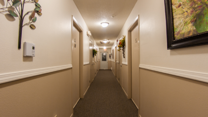 Webster City, Westside Villas - Westside Villas - Second Floor Common Hallway